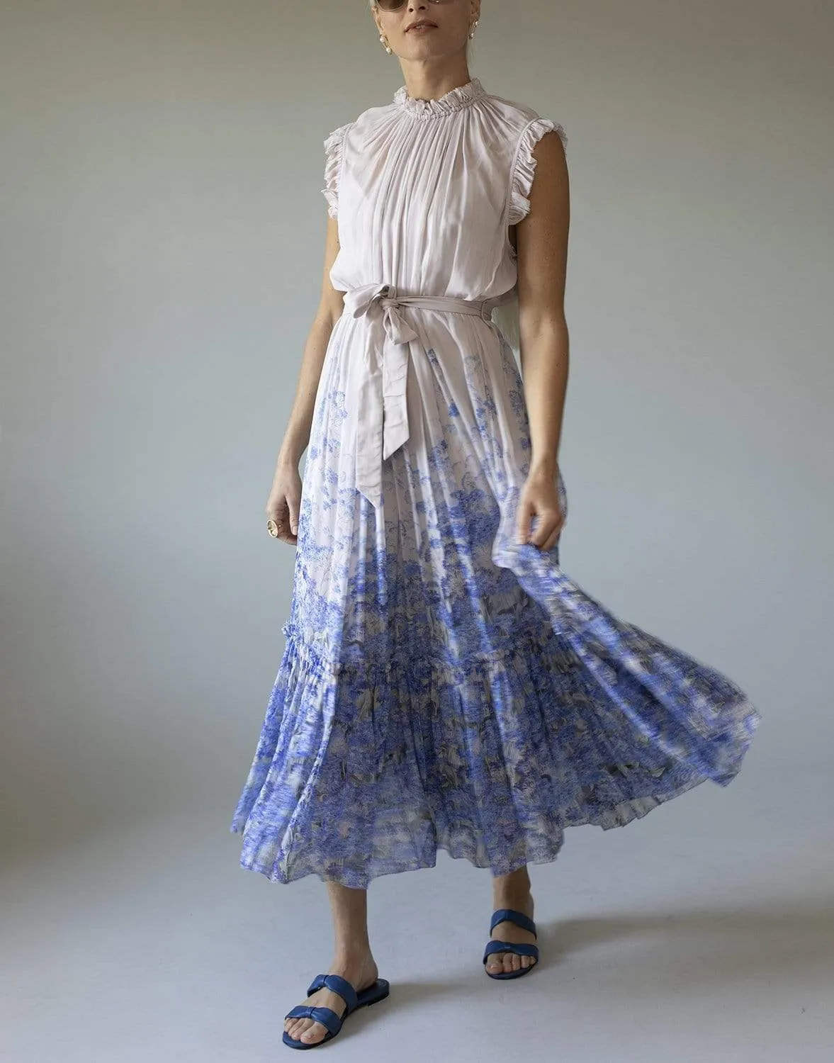 Wild Botanica Luminous Frill Dress
