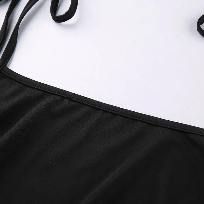 Women's Summer Backless Long Party Dress with Spaghetti Straps
